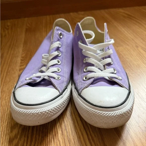 Converse Purple All Star Sneakers Shoes Women’s Size 10 or Men’s 8 Excellent - Picture 10 of 10